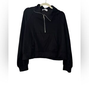 Double Zero Scuba Modal Half Zip Sweatshirt Size L